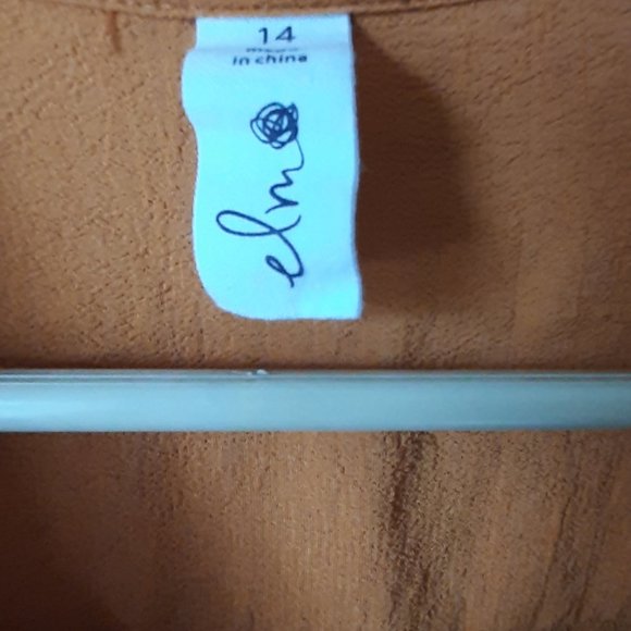 Mustard Coloured Shirt and Singlet Set Size 10/12 - Picture 9 of 11